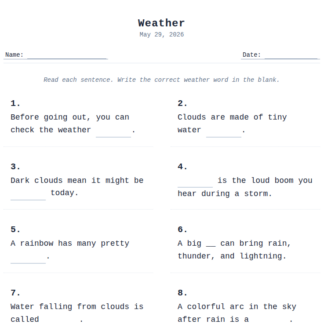 K Grade Weather