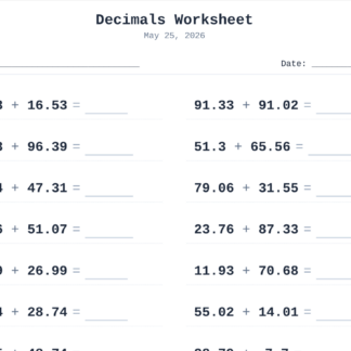 Decimals
