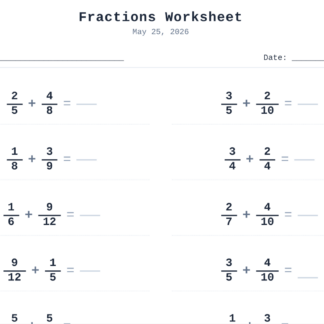Fractions