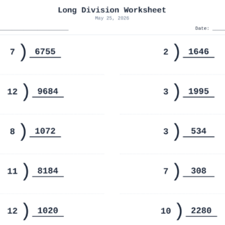 Long Division