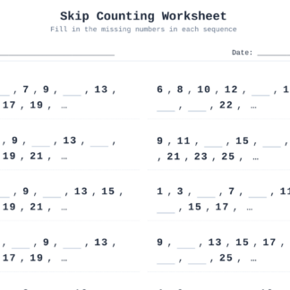 Skip Counting